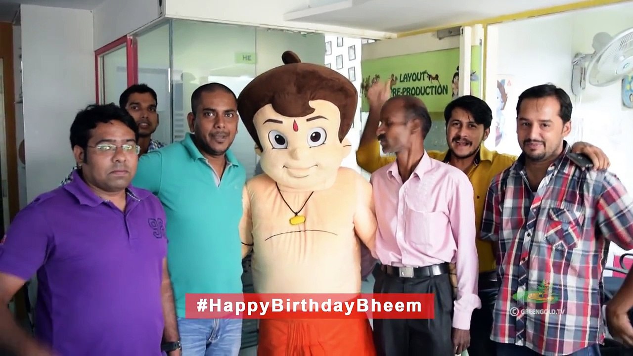 Green Gold Team wishing #HappyBirthdayBheem