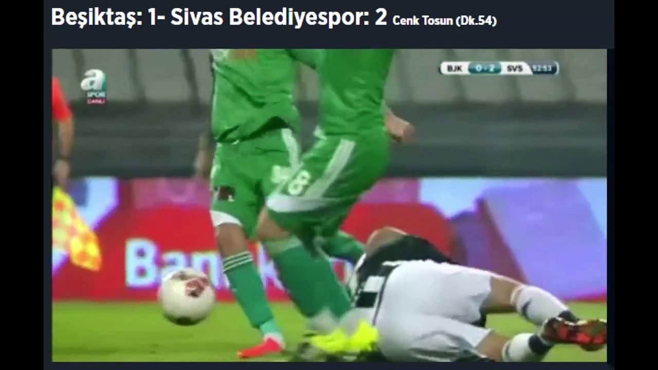 Beşiktaş Sivas Belediye Maçı 3-4 Maçın Tüm Golleri 28.01.2016 Ziraat Türkiye Kupası