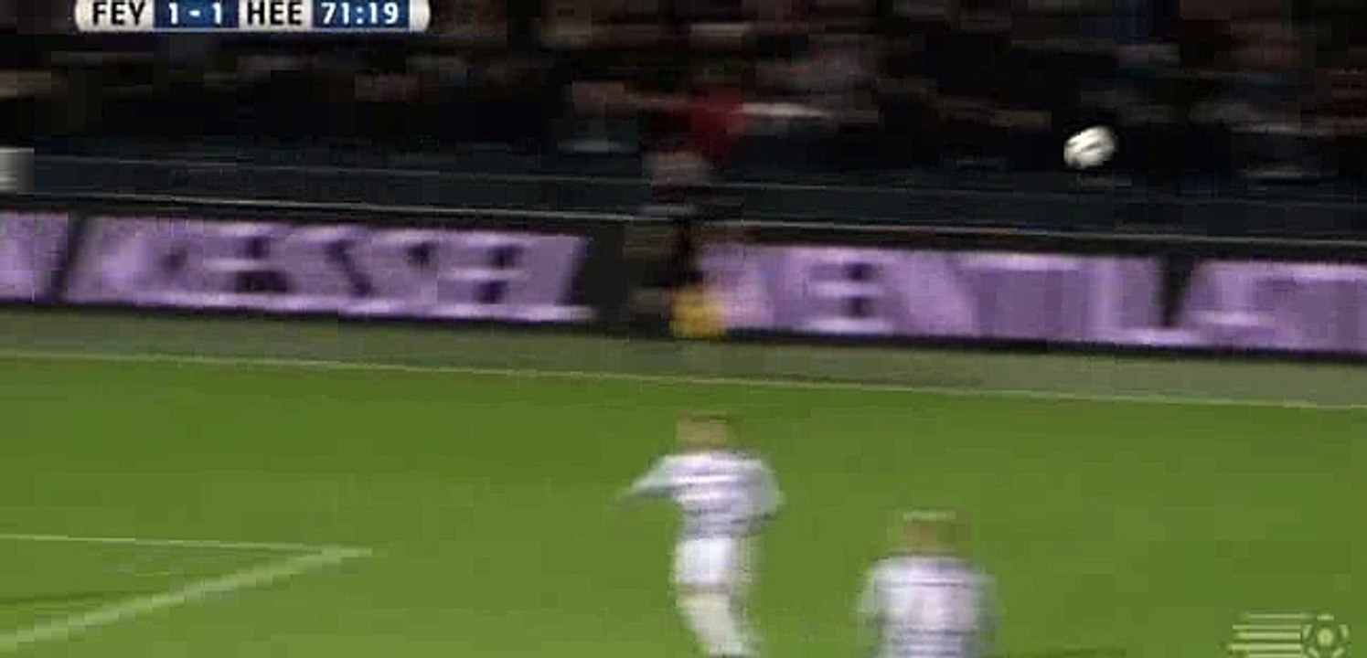 Anass Achahbar Goal - Feyenoord 1 - 1 Heerenveen - 28-01-2016