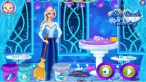 Elsa Castle Cleaning | Frozen Games To Play | totalkidsonline