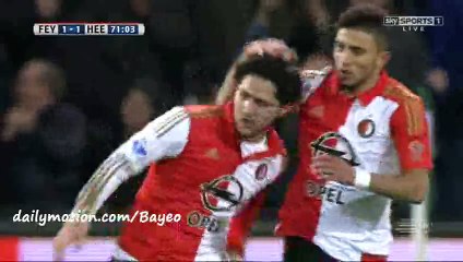 Anass Achahbar Goal - Feyenoord 1-1 Heerenveen - 28-01-2016 HD