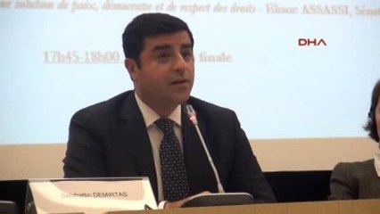 Selahattin Demirtaş, Paris'te 'Siyasal Suçlar ve Adalet Arayışı' Konulu Konferansa Katıldı 3