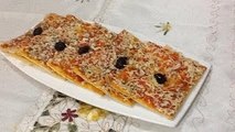 بيتزا سهلة و سريعة بالجبن و الزيتون شهيوات رمضان من المطبخ المغبري مع ربيعة Recette de pizza facile