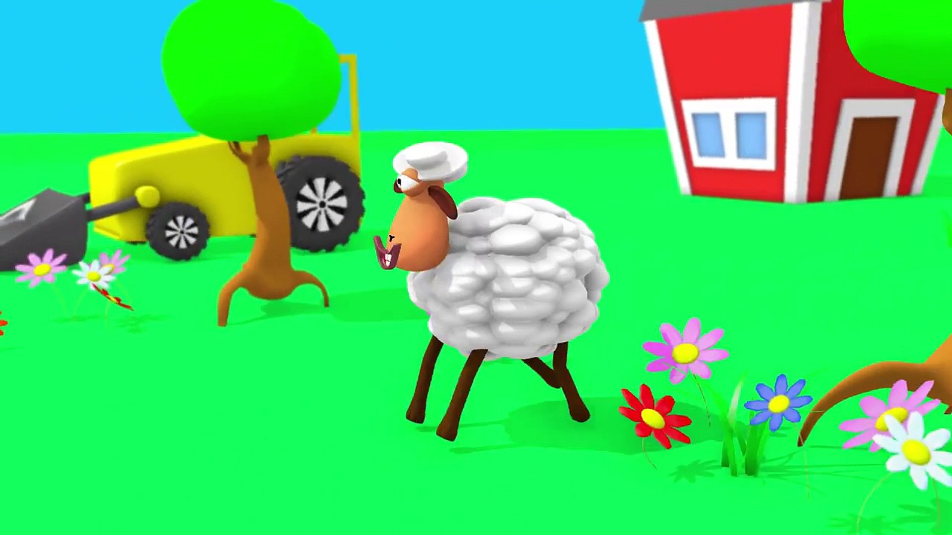 Bä bä vita lamm Barnvisa på svenska - Dailymotion Video