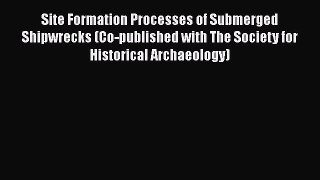 Site Formation Processes of Submerged Shipwrecks (Co-published with The Society for Historical