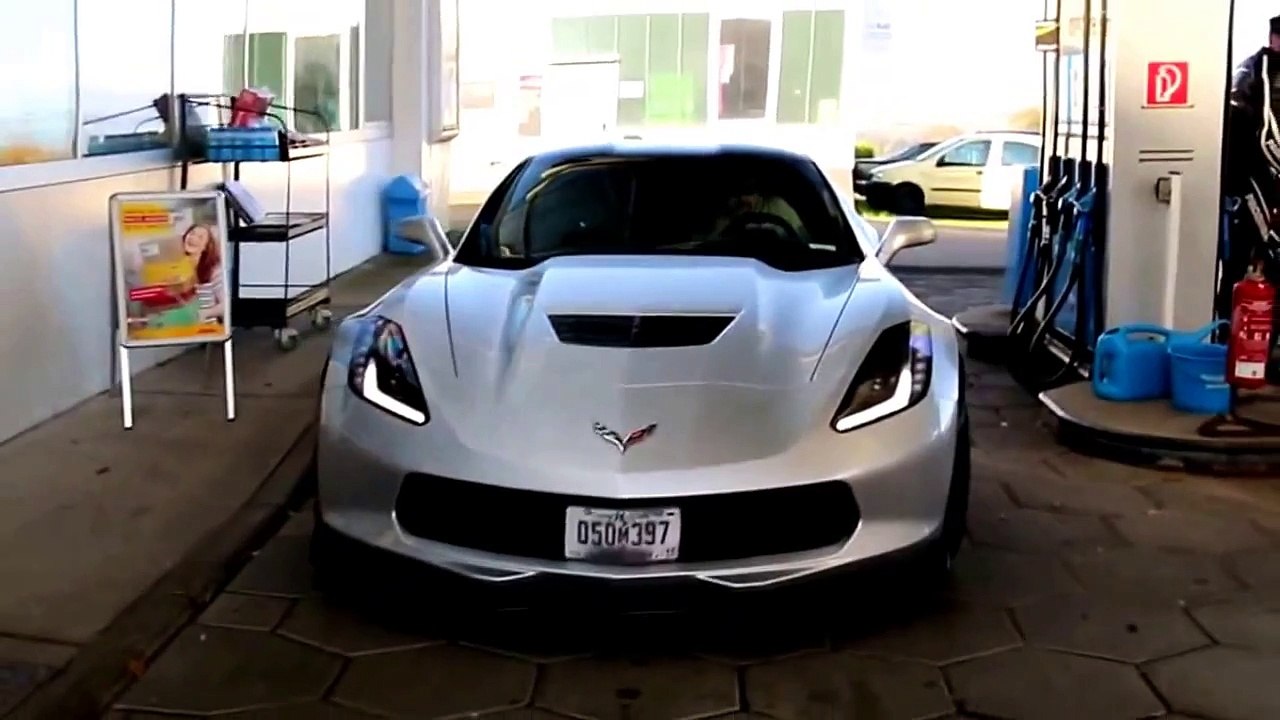 2015 Chevrolet Covette Z06 Startup and Acceleration
