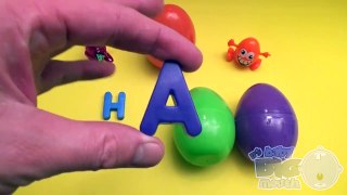 Kinde Surpris Egg Learn-A-Word! Spelling Facia Features! Lesson 6