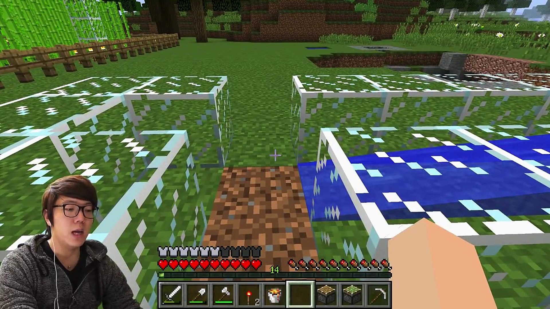 マインクラフト 自動丸石製造機作ってみた ヒカキンのマイ Dailymotion Video