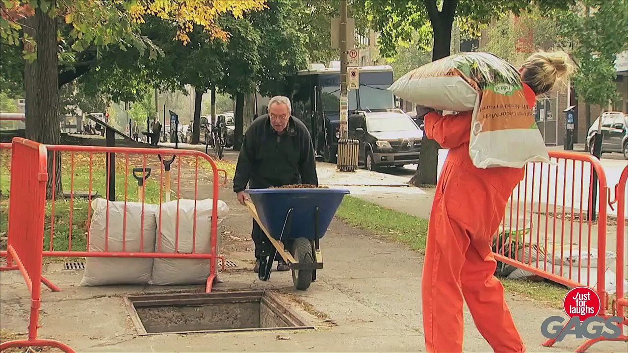Clumsy Wheelbarrow Accident