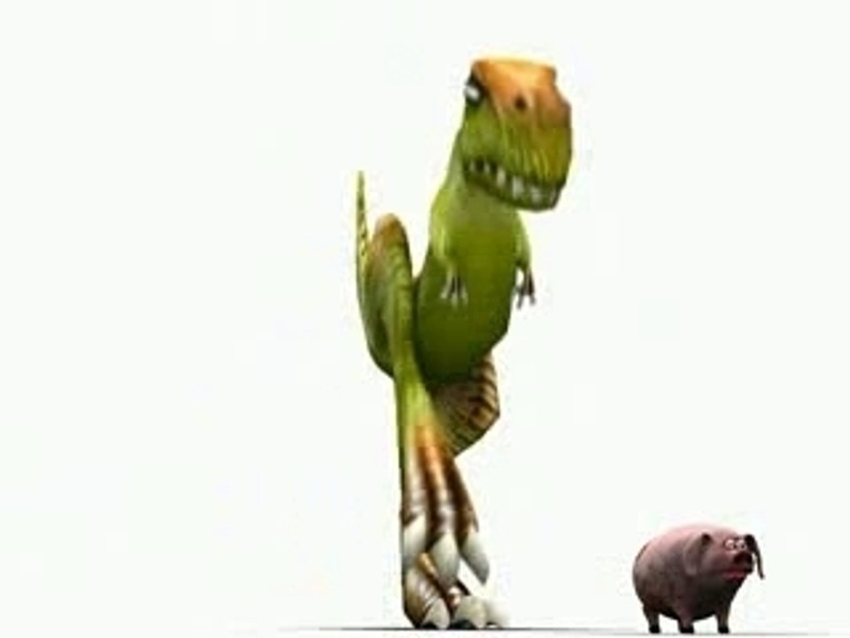 Dinosaure 3D - Approche