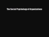 The Social Psychology of Organizations  Free Books