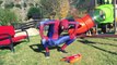 Spiderman vs Iron Man Nerf Battle in Real Life - Superhero Fights Movie