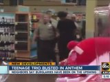 Teenage trio busted in Anthem