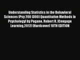 Understanding Statistics in the Behavioral Sciences [Psy 200 [300] Quantitative Methods in