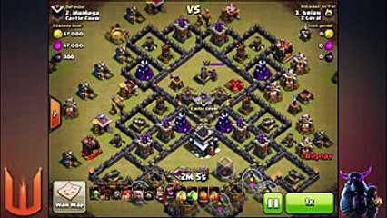 3 Star Series- Govalo TH9 Attack Strategy Fastest Attack _ Clash of Clans_low