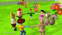 Ringa Ringa Roses - 2 ( Animals ) - 3D Animation English Nursery rhymes For children