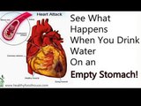 See what happens when you drink water immediately on empty stomach after waking up