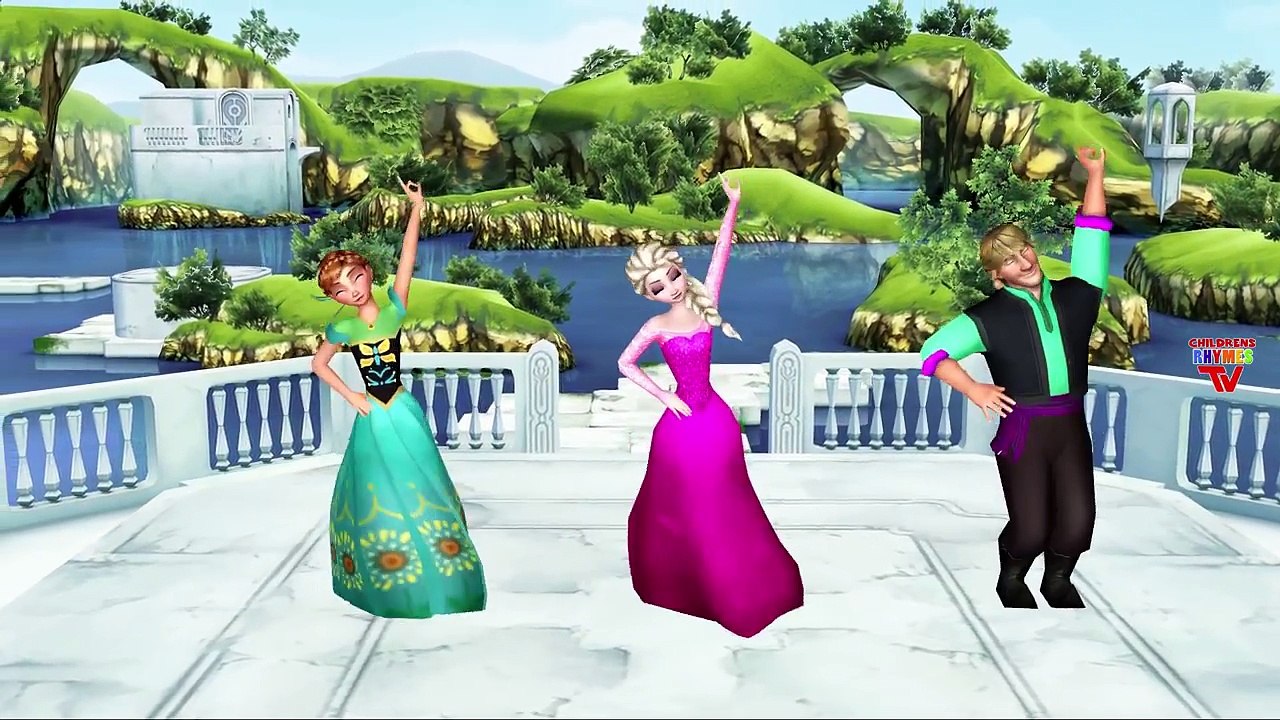 Frozen Elsa Cartoon Songs Row Row Row Your Boat Nursery Rhymes For Children and Kids