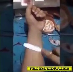 painted wounds on arm amazing