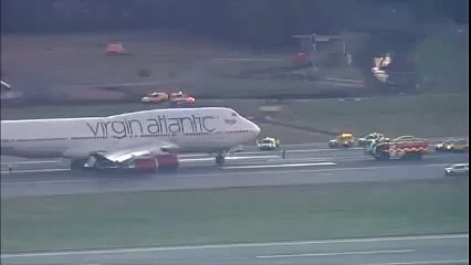 VIRGIN ATLANTIC Flight VS43 Emergency Landing at Londons Gatwick Airport