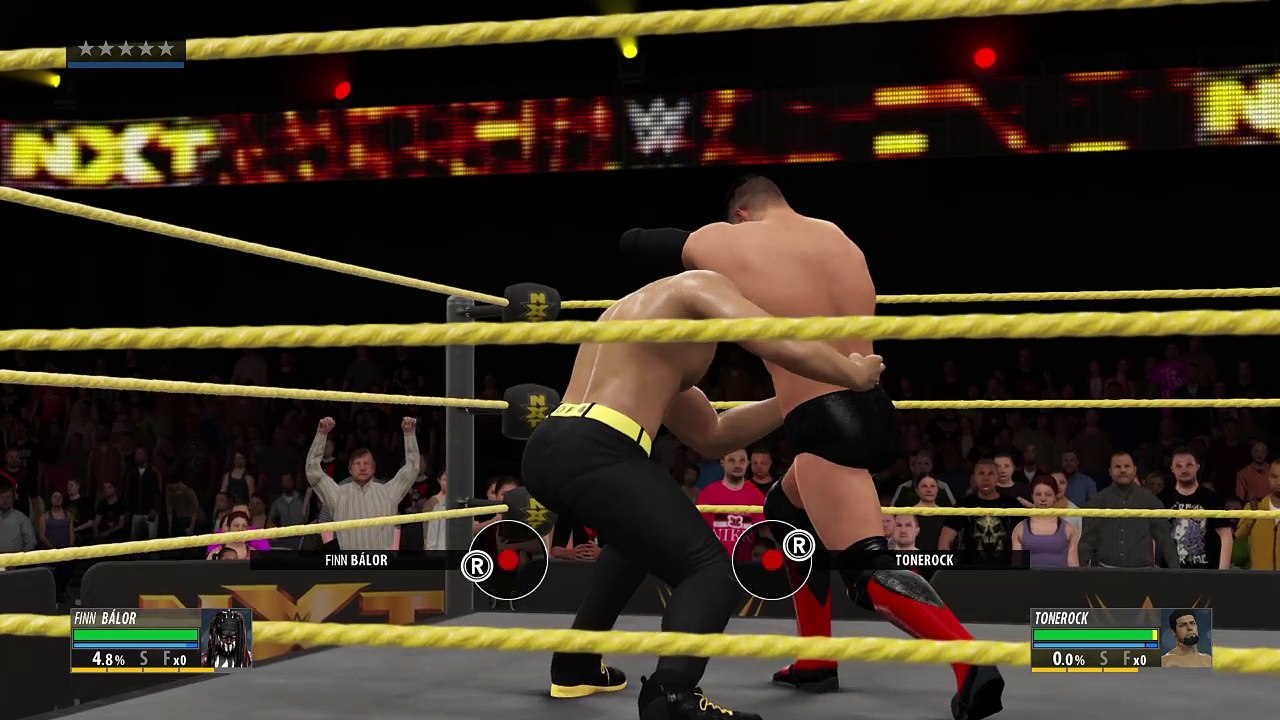 WWE 2K16 Finn Balor vs Tonerock