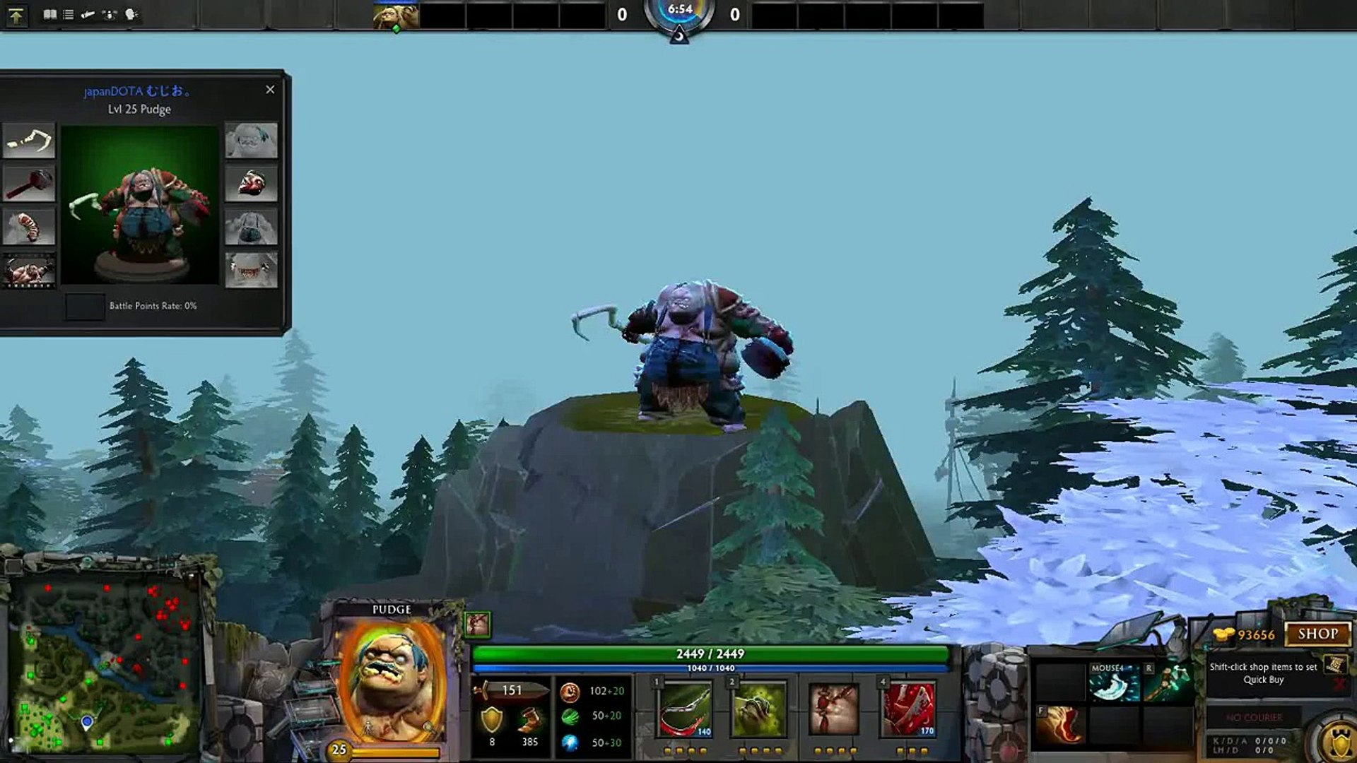 Dota 2 Pudge Kinetic Gem Crows Feet And Dragonclaw Hook