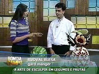 A arte de esculpir em legumes e frutas - Programa Bom Dia Campo - Rudival Blesa