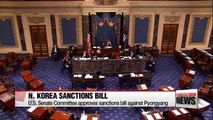 U.S. Senate committee passes N. Korea sanctions bill
