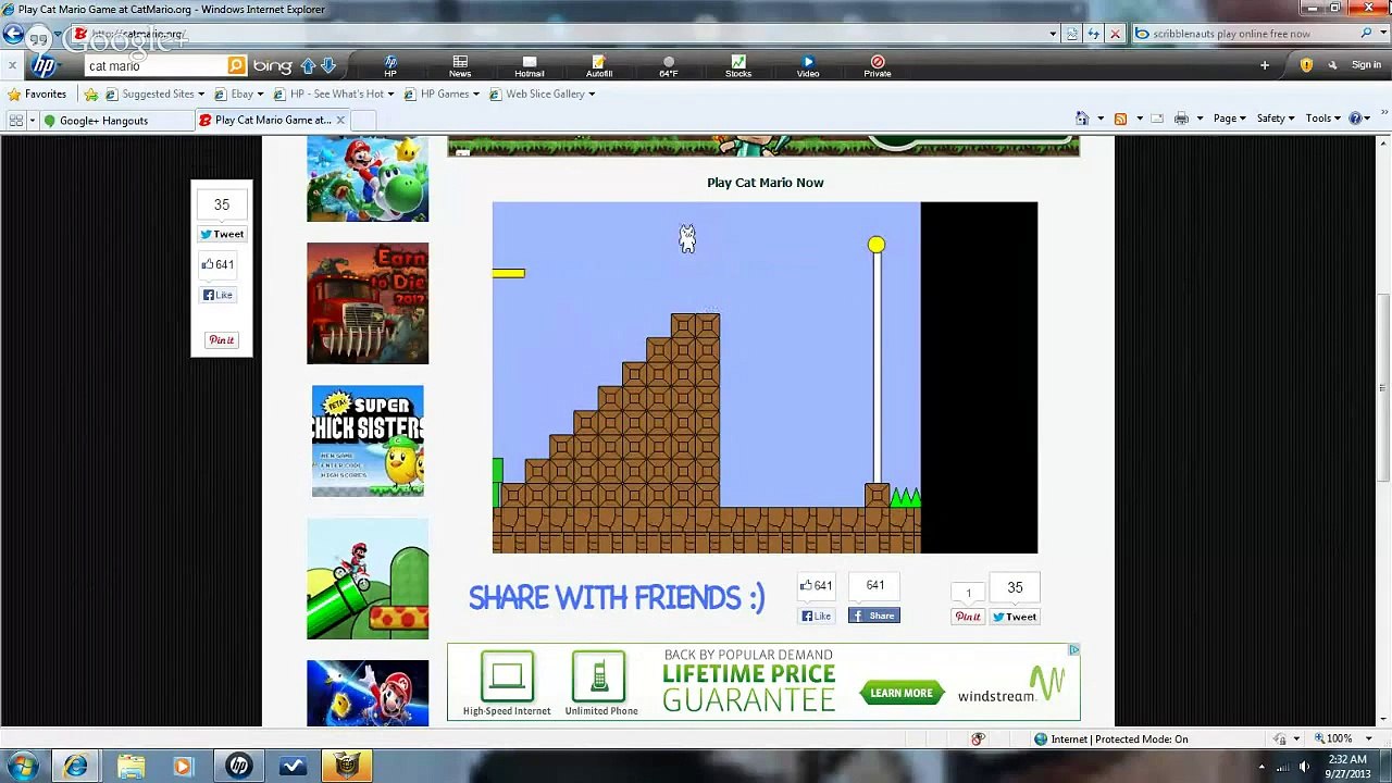 cat mario trying to bet it how long befor i rage lets find out