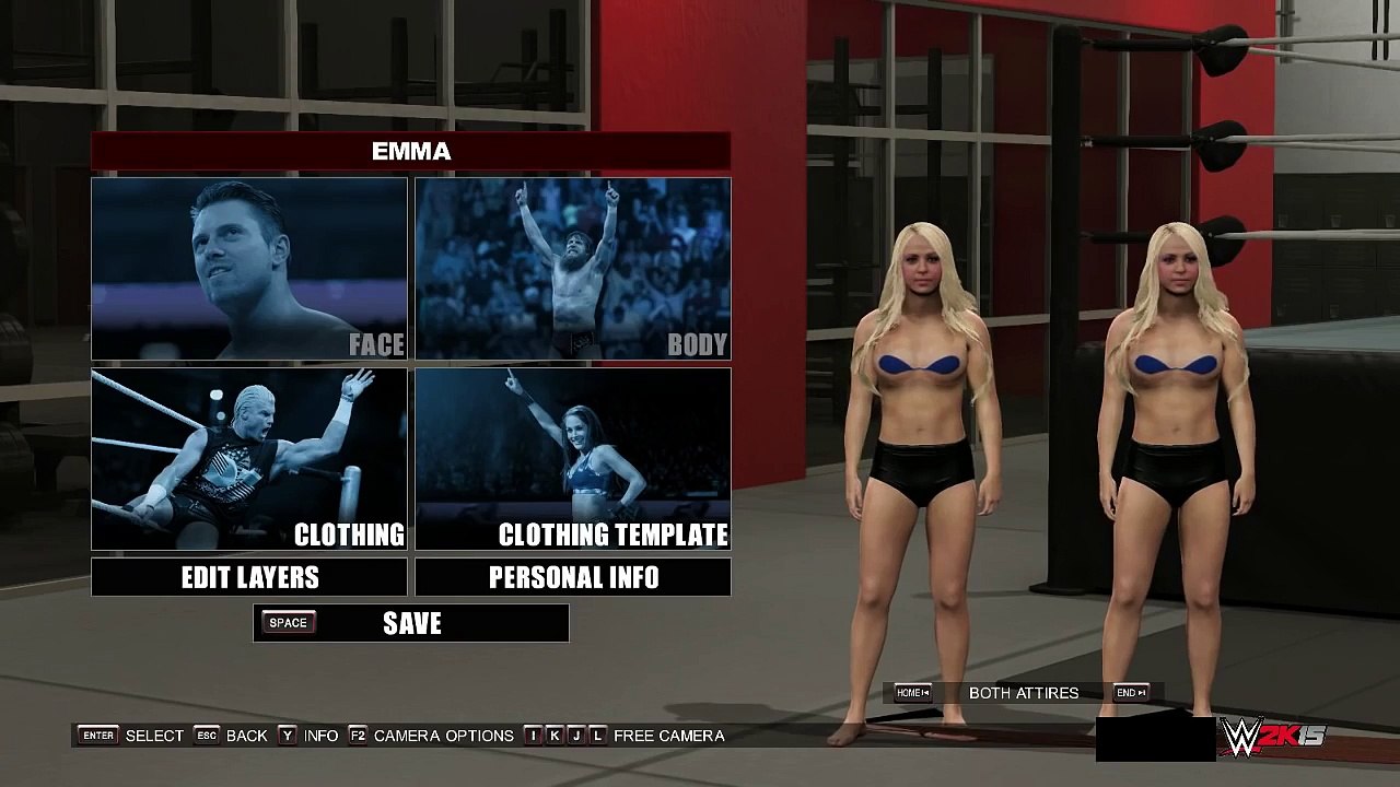WWE 2K15 PC Mod Every Diva as a Male