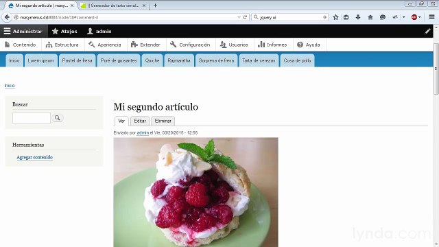 30 Añadiendo comentarios a los contenidos en Drupal