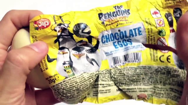 Barbie, Hello Kitty and The Penguins of Madagascar Kinder Surprise Chocolate Eggs Unwrapping