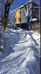 This dad built his daughter a bobsleigh