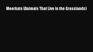 (PDF Download) Meerkats (Animals That Live in the Grasslands) PDF