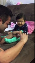 Adorable Baby Fakes Crying