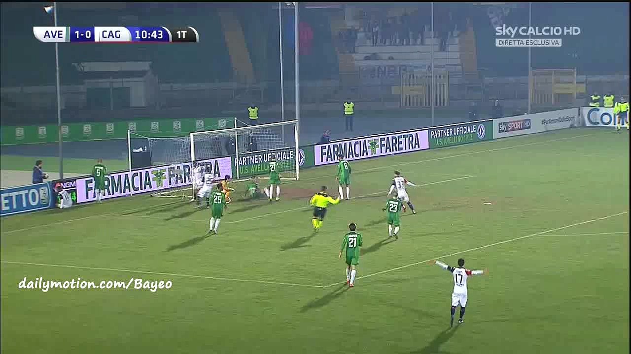 Gianni Munari Goal HD - Avellino 1-1 Cagliari - 29-01-2016