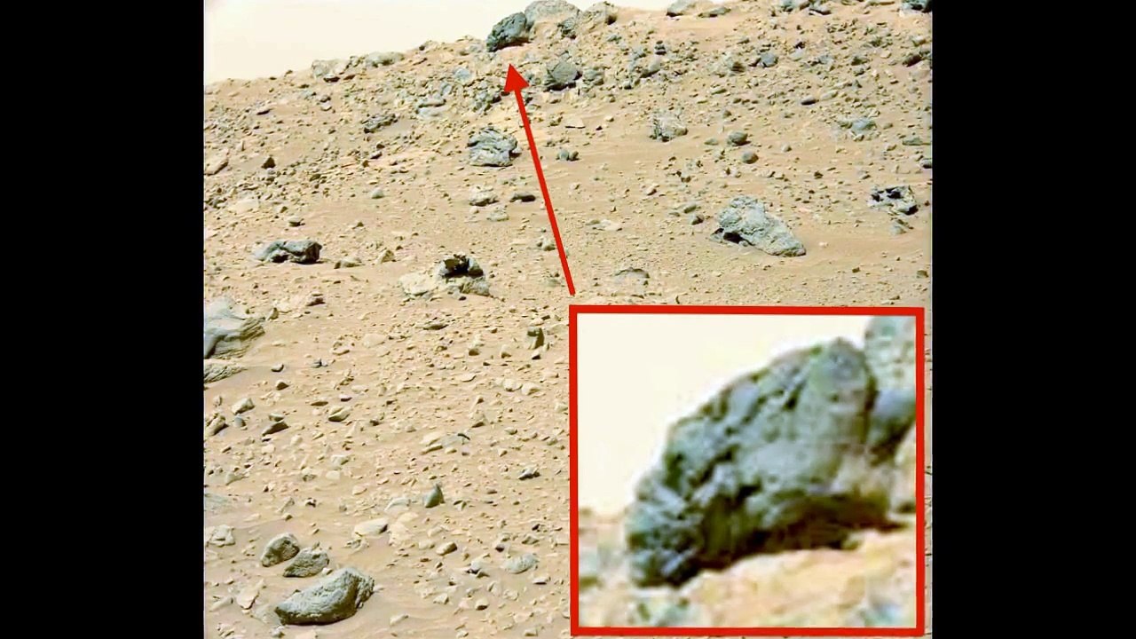 Alien Skulls on MARS real footage !