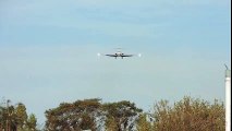 Crosswind landing - Andes MD80 LV-CCJ  Crosswind Landing
