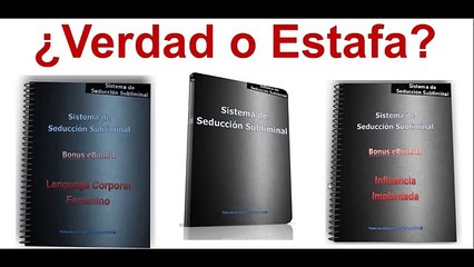 Sistema de seduccion subliminal Tomas   Estafa