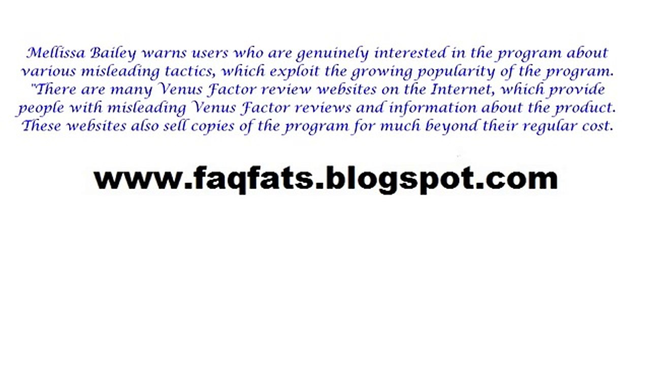 Weird Venus Factor Review Exposes 1 Tip For Loosing Fats In 2016 vid