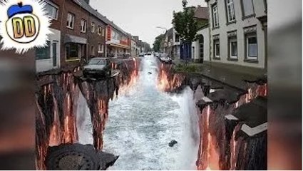 20 Pieces of Impossible 3D Street Art