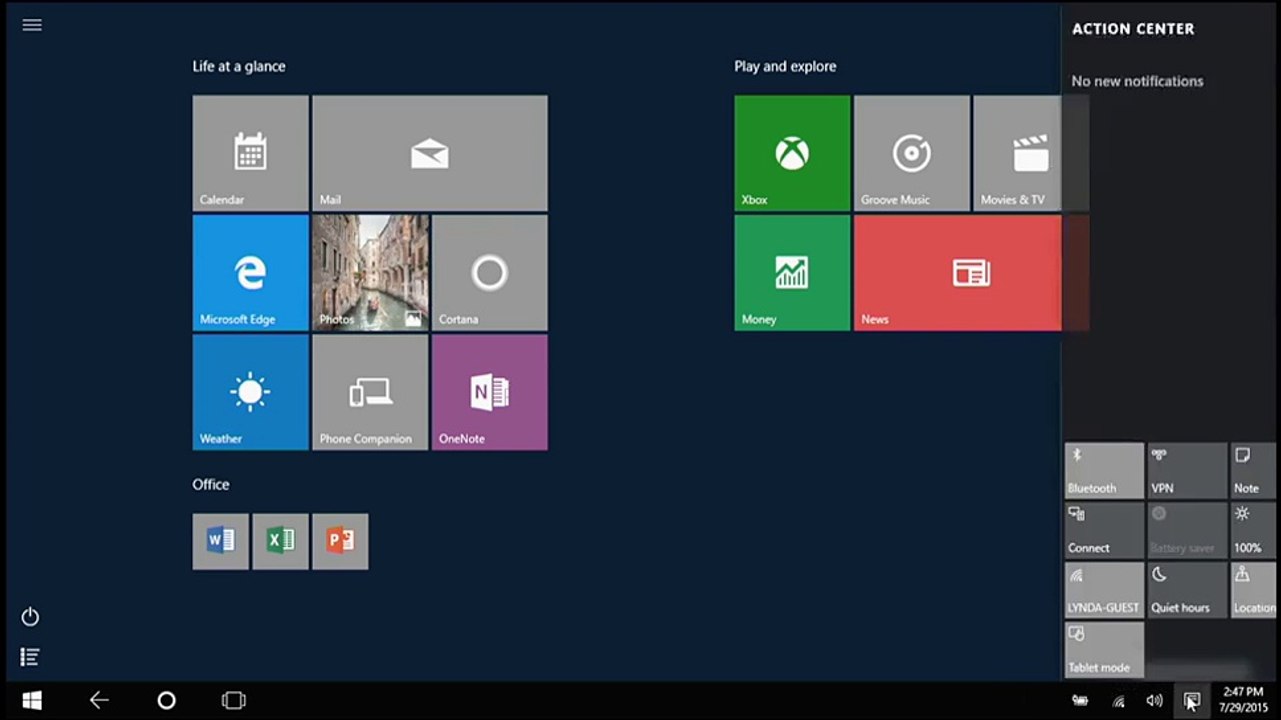 Windows 10 Tutorial for Beginners 19 Tablet Mode