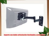 Soporte De Pared de Monitor 15'-32' Reclinable Giratorio TV PC LCD LED TFT Plasma VESA 75 -