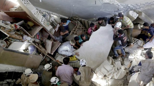 Suspected Russian Raids kill 54 Syrian Civilians