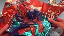 Opening a Spider-Man Can Filled with Surprise Eggs and Huge JUMBO Surprise Egg!