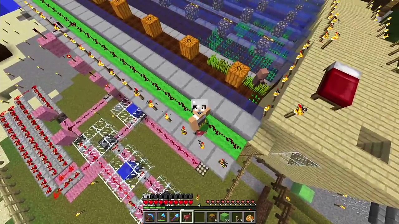 【カズクラ】マイクラ実況 PART369 効率のよいトロッコ運搬装置研究
