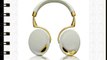 Parrot ZIK de Philippe Starck - Auriculares de diadema cerrados (Bluetooth t?ctil) blanco/oro