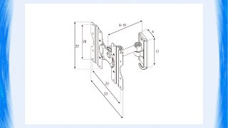 Sonorous Surefix 510 - Soporte de pared articulado para televisores (hasta 32 pulgadas)