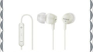 Sony EX12iP - Auriculares (3.5 mm (1/8 ) Intraaural 6 - 23000 Hz Din?mico Color blanco Binaurale)