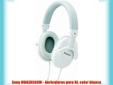 Sony MDRZX500W - Auriculares para DJ color blanco